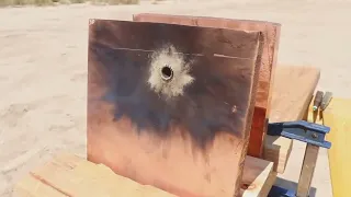 قوة أختراق الرصاص شيئ مذهل 