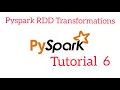 Pyspark Tutorial 6 Pyspark RDD Transformations map filter flatmap union
