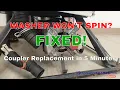 Whirlpool Washer Not Spinning Motor Coupler Replacement - 285753A Quick and Easy