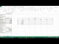 Sensitivity Analysis-Microsoft Excel