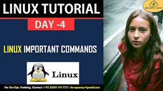 Linux Command Line For Beginners Linux Tutorial Linux for Devops Linux Day 4 Devops Easy