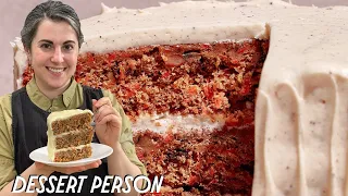 Claire Saffitz Makes Carrot and Pecan Cake | Dessert Person