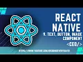 React Native Tutorial 9 Text Button and Image Component Building Product Item Component