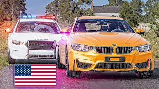 American Police Chases #14 - BeamNG Drive