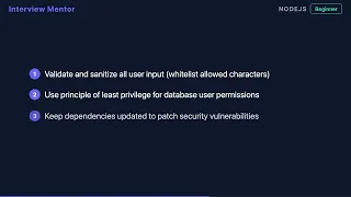 How to Prevent SQL Injection in Node js
