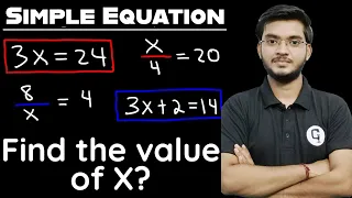Simple Equation How to find the Value of x Genius Learning Point