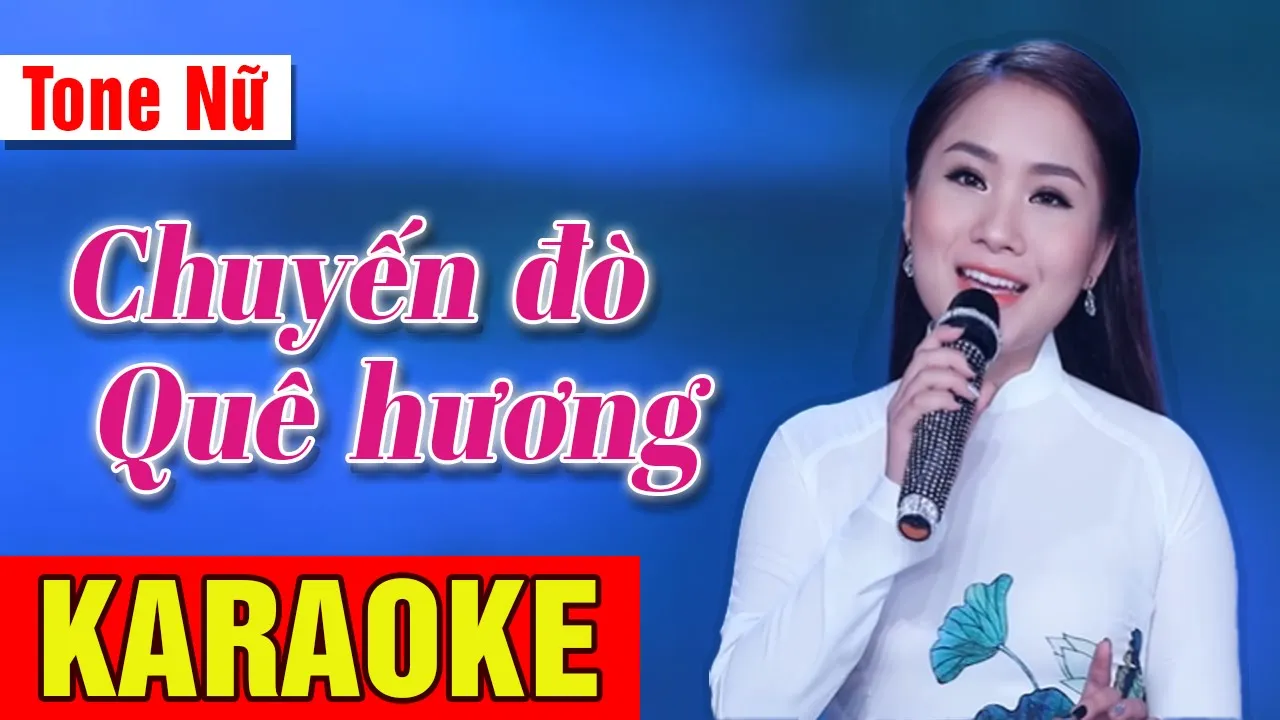 KARAOKE Chuyến Đò Quê Hương - Hồ Phương Liên | Tone Nữ Beat Chuẩn | Võ Hoàng Karaoke