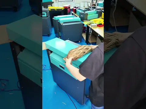 Produzieren Sie Kartongitter selbst, verwenden Sie Abfälle für Verpackungsmaterial mit einem Kartonzerkleinerer wieder.