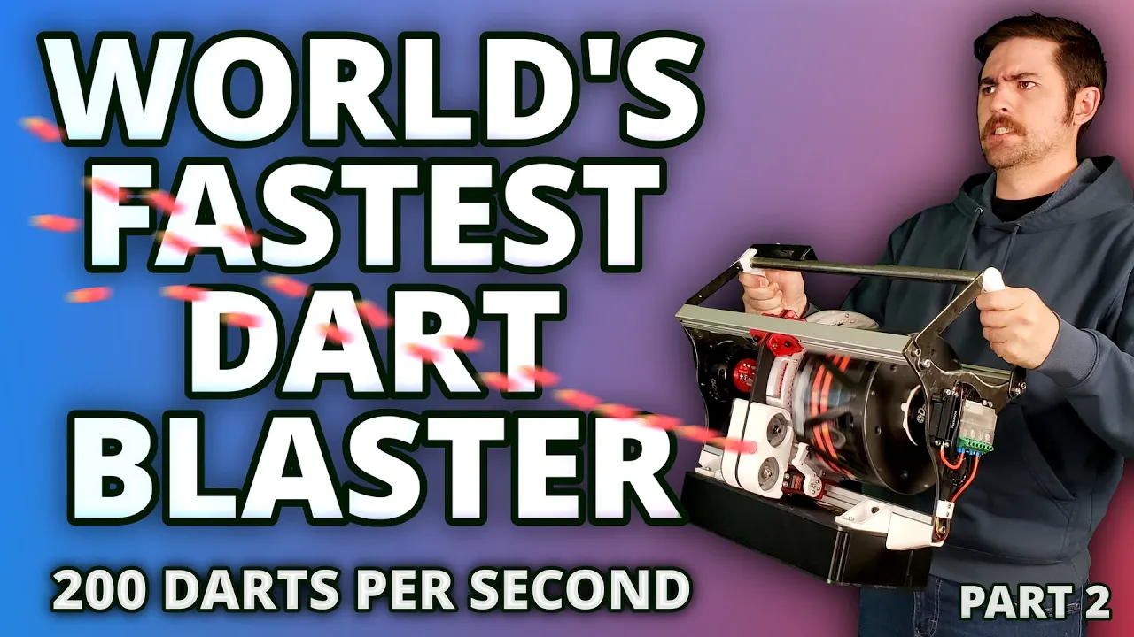 200 Dart Per Second Nerf Blaster - Part 2
