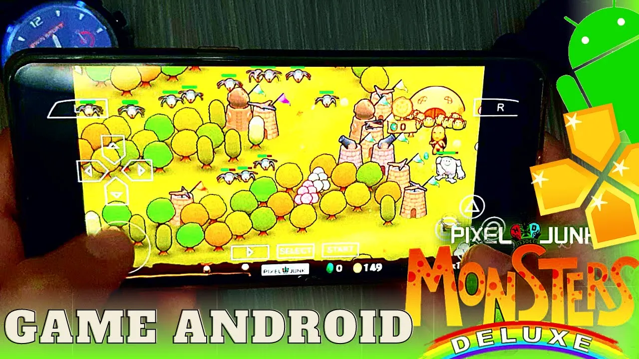 PixelJunk Monsters Deluxe for Android - PSP Emulator PPSSPP - Gameplay 2022