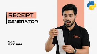 Receipt Generator using Python