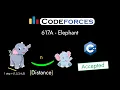 Codeforces 617A - Elephant Detailed C Solution TheCoDeveloper