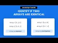 Determine If Two Arrays Are Identical Javascript