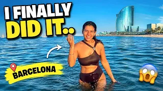 The Scariest Thing I Did in Barcelona 🌊😳
