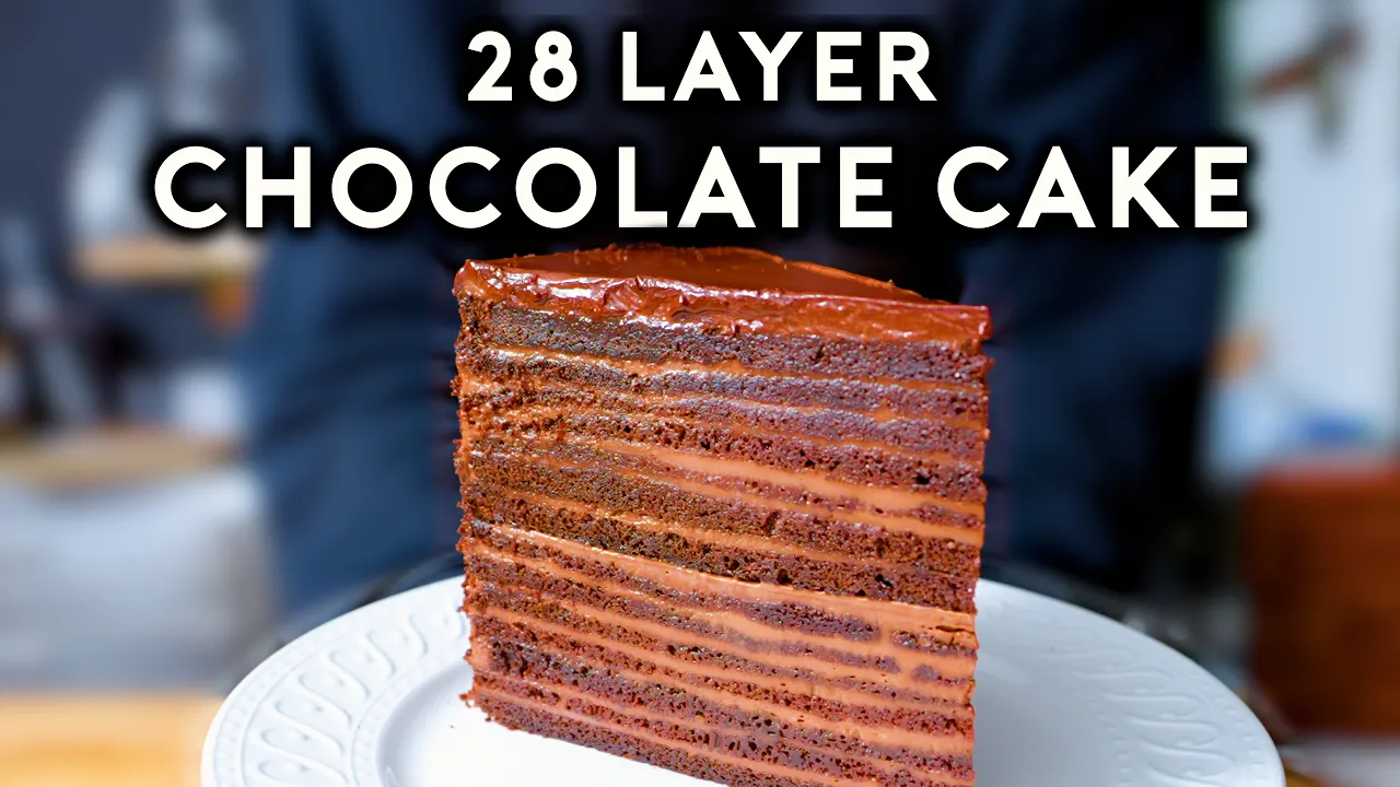 28 Layer Chocolate Cake   Anything With Alvin