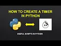 How to create a Stop watch using python Python tutorials