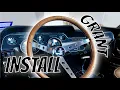 Grant steering wheel install - Classic Ford Mustang