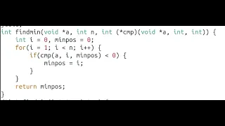 51 C Function pointers Writing Generic Functions