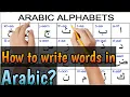 How to write Arabic Alphabets