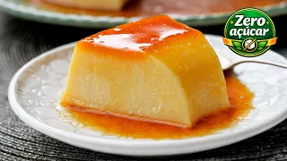 PUDIM FIT ZERO AÇÚCAR SEM LEITE CONDENSADO