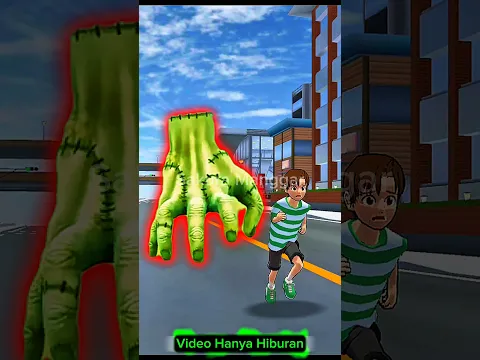 Yuta Chasing Zombie Bhoot Monster Hand #sakuraschoolsimulator #shorts #sakuramanggar