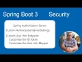 Spring Boot 3 Tutorial Security OAuth2 Spring Authorization Server Full test with Postman