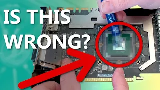 are you repasting your gpu correctly testing paste applications thin x line dot 