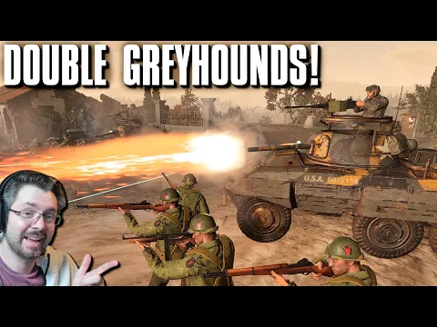 MULTIPLE GREYHOUNDS THE PLAY?! - 4v4 - Company of Heroes 3