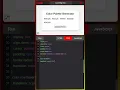 Color Palette Generator HTML CSS JavaScript