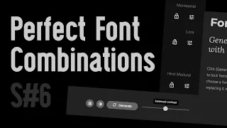 Font Combination at Fontjoy 2020