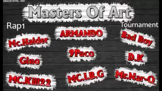 M O A دس الجولة الاولى من بطولة راب وان ماسترز اوف ارت 