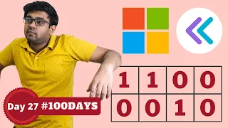 Microsoft Interview Question Boolean Matrix code io English