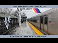 NJT Bergen County Line Train Full Ride Ridgewood - Hoboken Terminal 2025