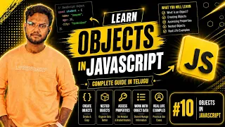 JavaScript Objects Real-Time Examples in Telugu Objects in JS Explained JS Course