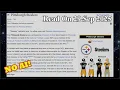 Pittsburgh Steelers No AI - 29 September 2025