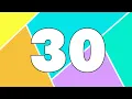 30 Second Countdown Timer Geometric Background