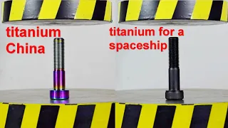 Download HYDRAULIC PRESS VS TITANIUM BOLTS MP3