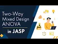 2 x 2 Repeated Measures Mixed Design ANOVA Using JASP