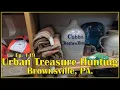 Ep 149 - Urban Treasure Hunting Brownsville PA Antiques On Broad Antique Store Haul