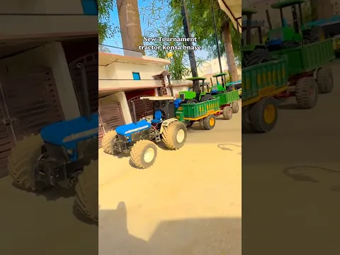 New Holland loading Indo Farm in trolley 🔥2 tractors pulled by one 😱