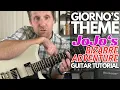 Giorno's Theme from JoJo's Bizarre Adventure Guitar Tutorial - Guitar Lessons with Stuart!