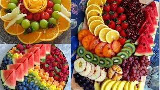 تزيين طبق الفواكه للضيوف و المناسبات أفكار تقديم الفواكه للخطوبة دندنها