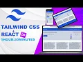 Tailwind CSS Crash Course For Beginners Build Project from Scratch React JS Tailwind