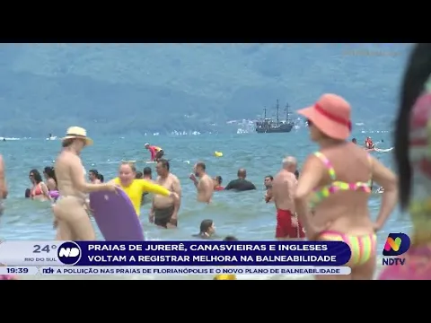 Praias de Jurerê, Canasvieiras e Ingleses voltam a registrar melhora na balneabilidade