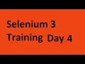 Selenium 3 Tutorial Day 4