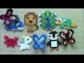 Easy Perler Bead Animal Keychains and Magnets