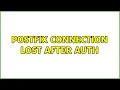 Postfix connection lost after AUTH 4 Solutions