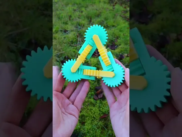 Gear Kaleidocycle Fidget Toy video thumbnail