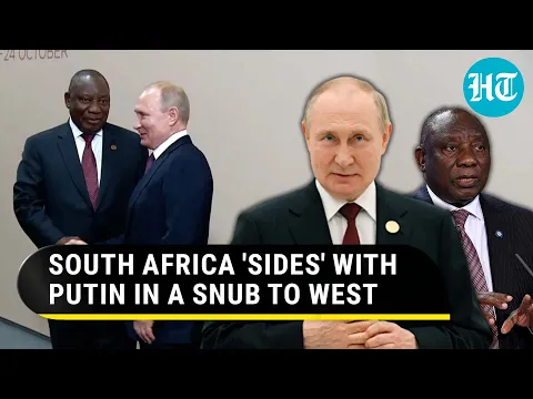 Download MP3 South Africa blocks Putin's arrest; Snubs ICC, West by granting diplomatic immunity to Kremlin boss