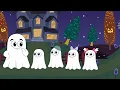 Five Little Ghosts | 5 Little Ghost Went Out One Night | Halloween Song For Kids | Kid Counting Song